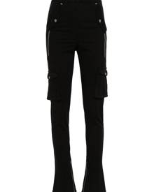 Patrizia Pepe mid-waist slim cargo pants - Black