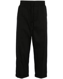 Thom Krom slim-fit cropped trousers - Black