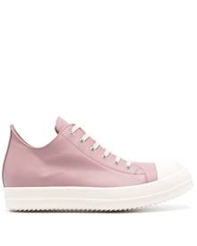 Rick Owens Lido leather low-top sneakers - Pink