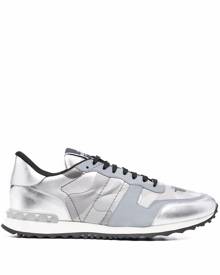 Valentino Garavani Camouflage Rockrunner low-top sneakers - Silver