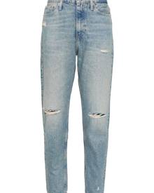 Calvin Klein Jeans mid-rise cropped mom jeans - Blue