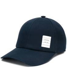 Thom Browne cotton twill baseball cap - Blue