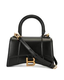 Balenciaga Hourglass XS top-handle bag - Black
