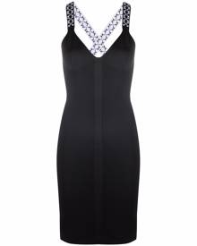 Off-White Arrows motif shoulder strap dress - Black