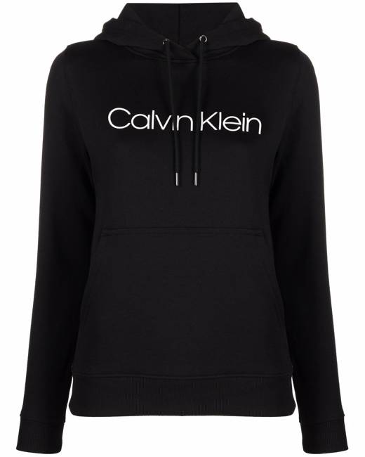 calvin klein leopard infill hoodie