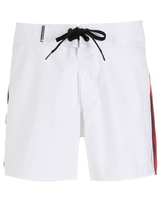 FABRIX1 Canvas Cp Company Patch Logo Swim Shorts in Red for Men Mens Clothing Beachwear Boardshorts and swim shorts 