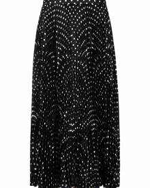 Balenciaga pleated midi skirt - Black