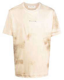 1017 ALYX 9SM logo-print tie-dye T-shirt - Neutrals