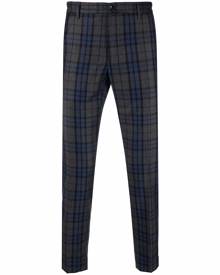 Incotex slim-fit checked trousers - Grey