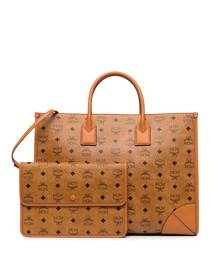 MCM extra-large München tote bag - Brown