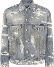 Dolce & Gabbana distressed denim jacket - Blue