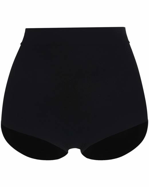 Black High-waisted stretch shorts Farfetch Women Clothing Underwear Briefs Shorts 