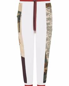 Dolce & Gabbana camouflage-print panelled track pants - White