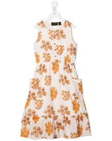 Mini Rodini floral-print dress - Neutrals