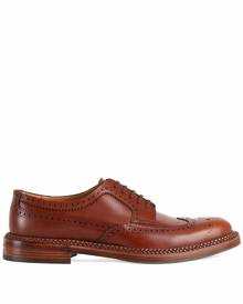 Gucci leather lace-up brogues - Brown