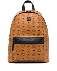 MCM medium Stark monogram-print backpack - Brown