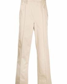 AMI Paris elasticated-waist trousers - Neutrals