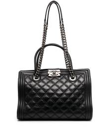 Chanel Pre-Owned 2013-2014 Boy tote bag - Black
