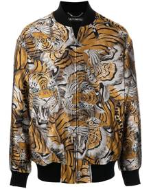 WACKO MARIA x Tim Lehi tiger-jacquard bomber jacket - Black