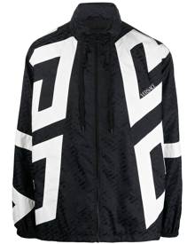 Versace La Greca print windbreaker - Black