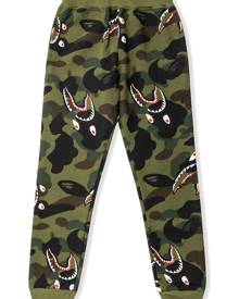 A BATHING APE® Shark 1st Camo track pants - Green