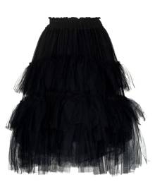Simone Rocha high-waisted tulle skirt - Black