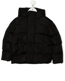 Dsquared2 Kids logo-print zip-up puffer jacket - Black