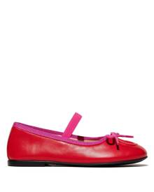 Gucci Kids logo-embroidered ballerina shoes