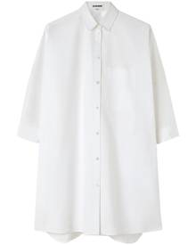 Jil Sander A-line shirt dress - White