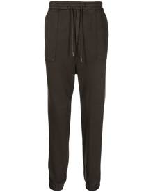 Juun.J elasticated-waist cotton track pants - Brown