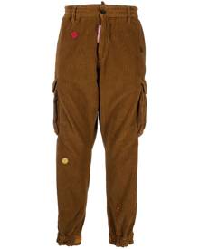 Dsquared2 corduroy cargo trousers - Brown