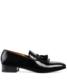 Gucci tassel-detail leather loafers - Black