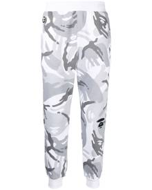 AAPE BY *A BATHING APE® camouflage-print track pants - Grey