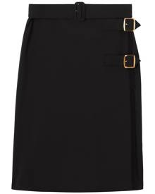 Burberry belted midi skirt - Black