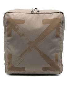 Off-White Arrows-print backpack - Green