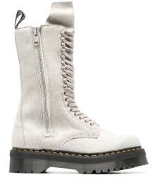 Rick Owens x Dr. Martens Quad sole calf-length boots - Grey