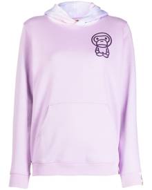 *BABY MILO® STORE BY *A BATHING APE® graphic-print pullover hoodie - Purple *BABY MILO® STORE BY *A BATHING APE® graphic-print pullover hoodie - Purple