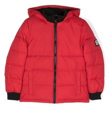 Diesel Kids logo-print puffer jacket - Red