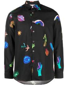 PS Paul Smith all-over graphic-print shirt - Black