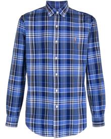 Polo Ralph Lauren check-print long-sleeve shirt - Blue