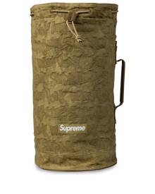 Supreme fat tip jacquard denim backpack - Green