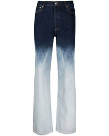 A.P.C. Martin tie-dye straight-leg jeans - Blue