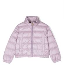 Moncler Enfant logo-print puffer jacket - Purple