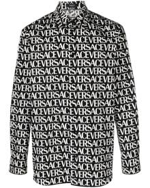 Versace all-over logo-print shirt - Black
