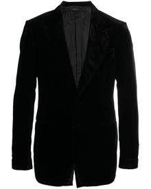 TOM FORD single-breasted velvet blazer - Black