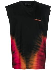 Dsquared2 tie-dye cotton vest - Black