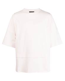 Simone Rocha oversize patchwork cotton T-shirt - Pink