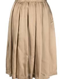 ASPESI pleated midi skirt - Neutrals