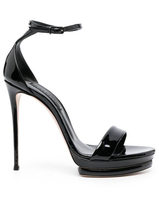 Donna Satin Platform Sandals Sale Fall Winter 2023 in Flame for