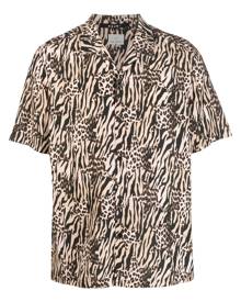 Ksubi animal-print short-sleeve shirt - Neutrals